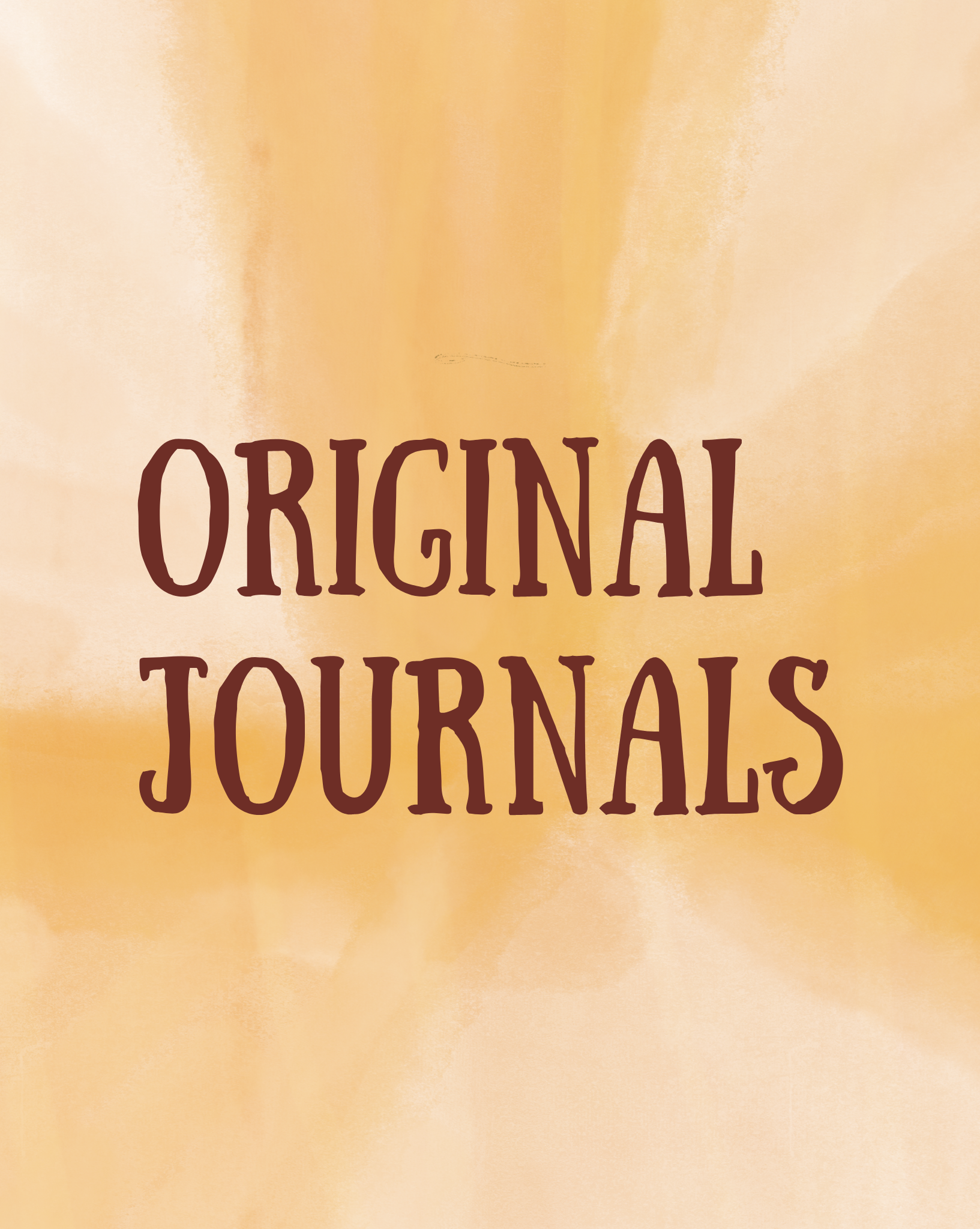 Original Journals