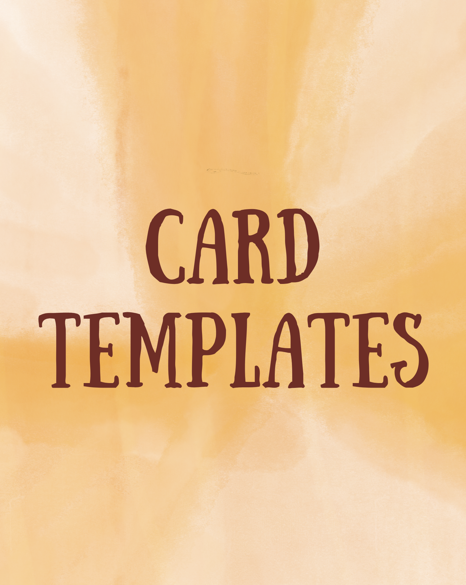 Card Templates