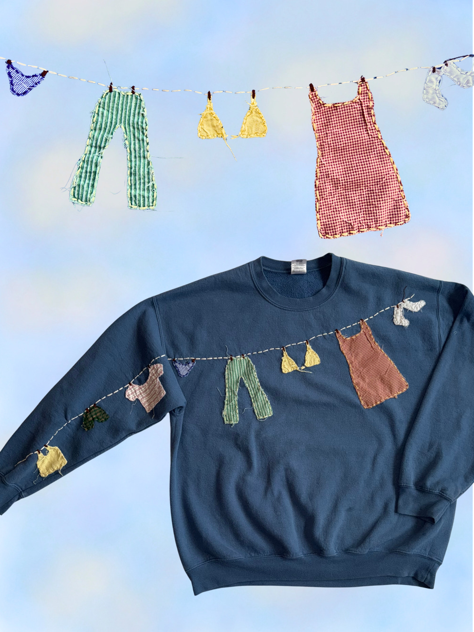 Clothesline Crewneck